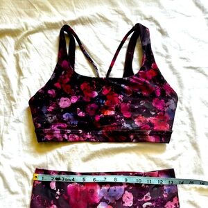 Floral Athleta Sports Bra
